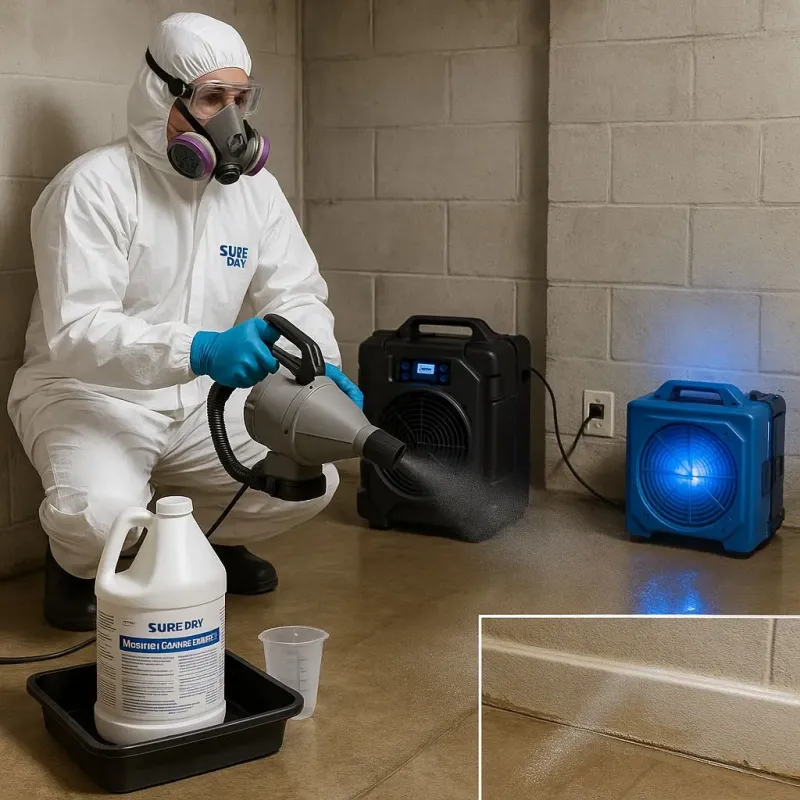 Sanitization and Odor Removal process in Newark, TX