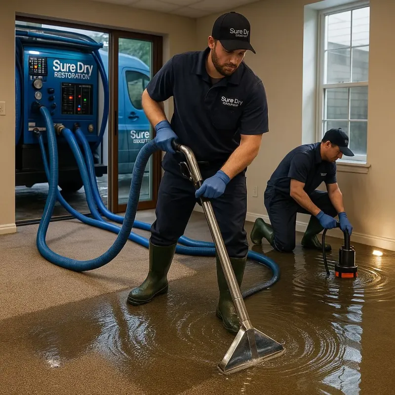 Water Extraction and Removal process in Newark, TX